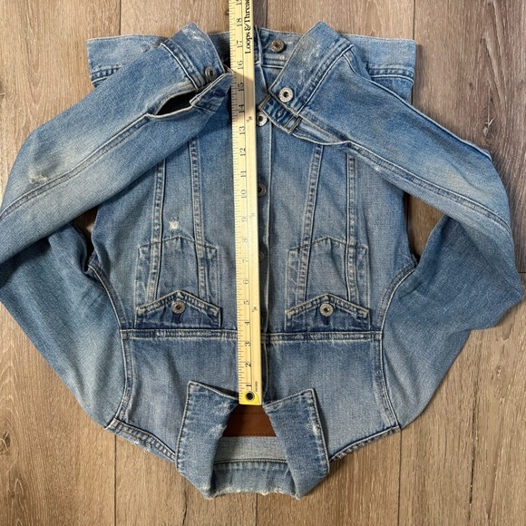 AG Adriano Goldschmied Light Blue Jean Jacket - Picture 6 of 11